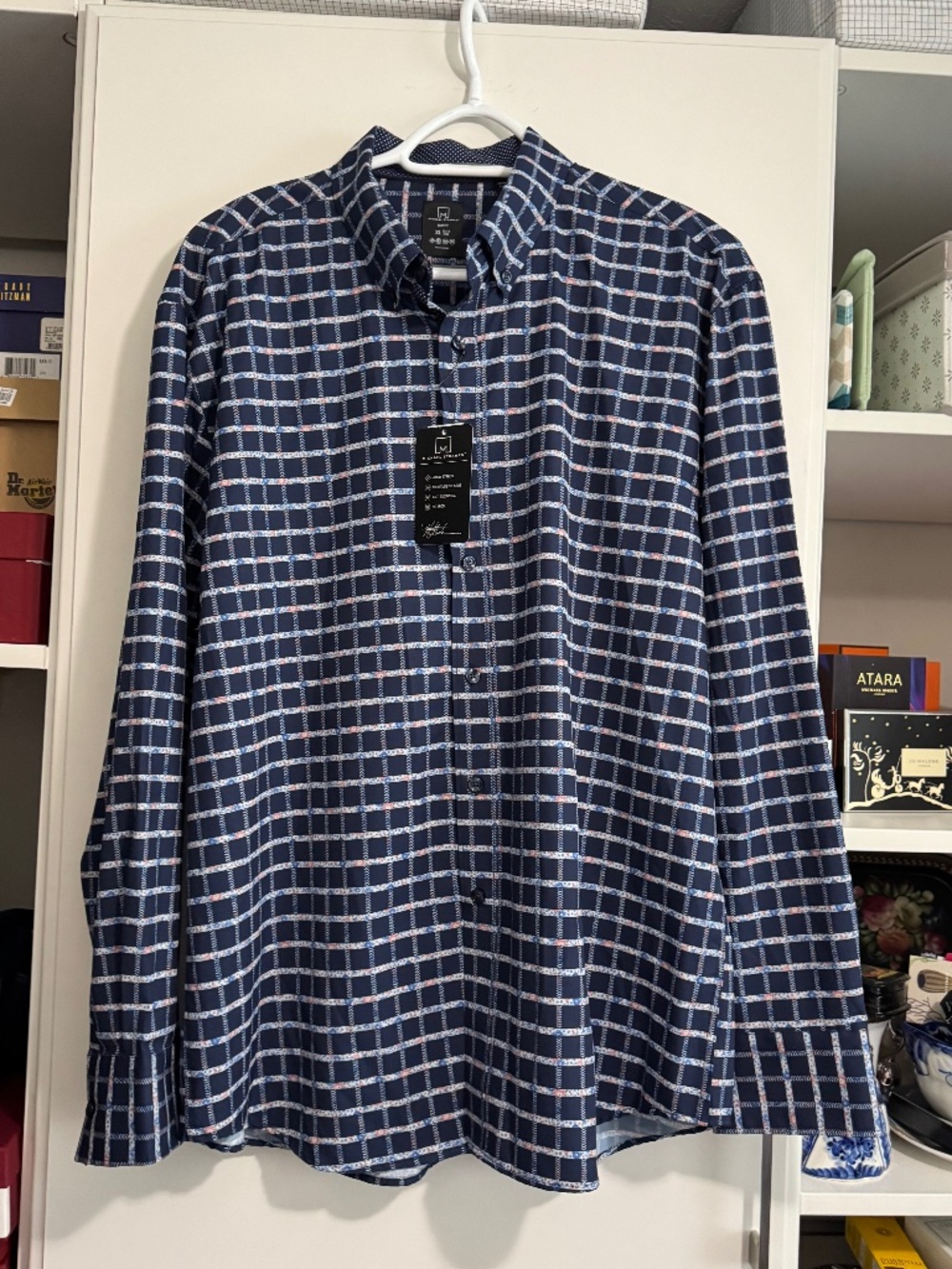 Michael Strahan, Size XL, 17-17,5, New, Slim fit